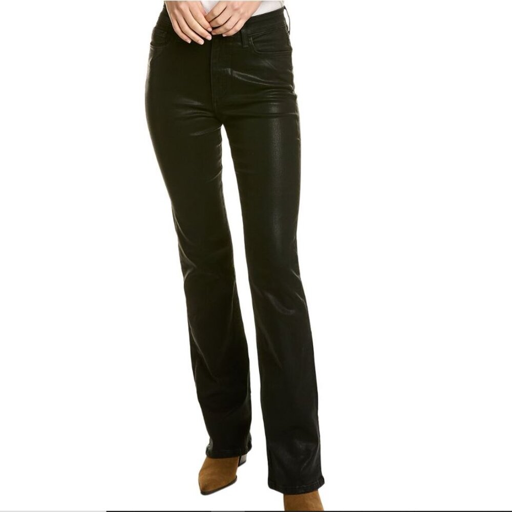 New Joe's Jeans High Rise Boot Cut Jeans in Black Coated size 25